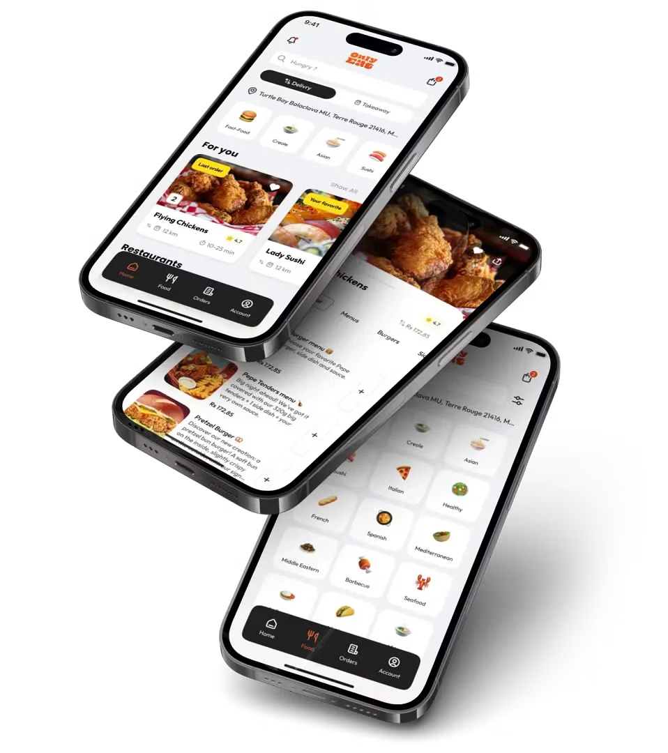 The OnlyEat app